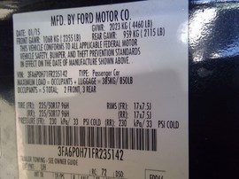 2015 FORD FUSION, BLACK, SE, 2.5L, AT.  F25936